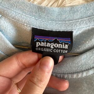 Patagonia Organic Cotton Crew Sweatshirt - Light Blue